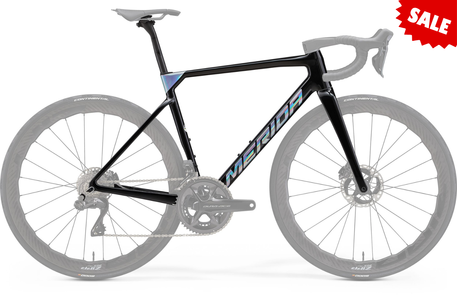 Merida Reacto 8000 - Rainbow/Gunmetal Grey (Silver) | Hup Leong